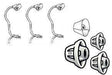 HD210 Total Fitting Kit-HearingDirect-type_Domes,type_Tubing