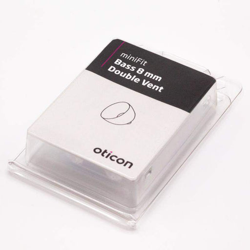 Oticon MiniFit Bass Double Vent Domes - Pack of 10-HearingDirect-brand_Oticon,type_Domes,type_Vent Dome