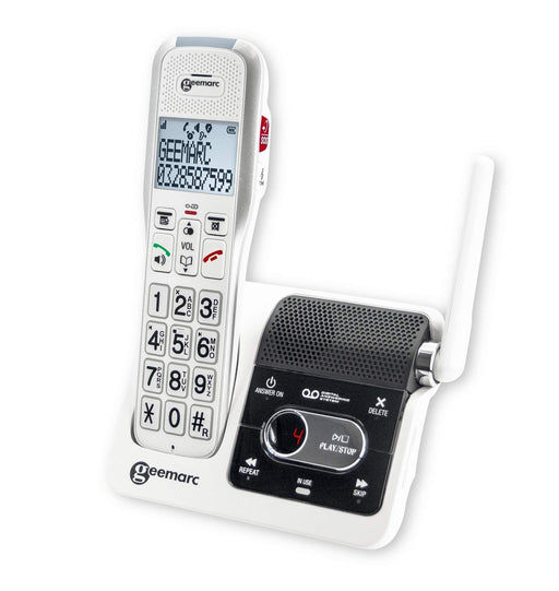 Geemarc Amplidect 595 U.L.E - Amplified Cordless Phone with Answering Machine-HearingDirect-brand_Geemarc,type_Amplified Corded Phones,type_Amplified Cordless Phones,type_Amplified Phones With Answer Machines