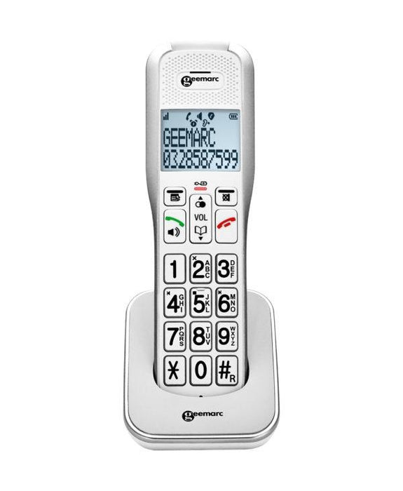 Geemarc Amplidect 595 .U.L.E AD - Additional Handset-HearingDirect-brand_Geemarc,type_Amplified Cordless Phones,type_Amplified Phones With Answer Machines