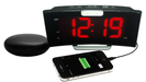 Geemarc Wake N Shake Curve Alarm Clock with Vibrating Pad-HearingDirect-brand_Geemarc,type_Loud alarm clock,type_Vibrating pad