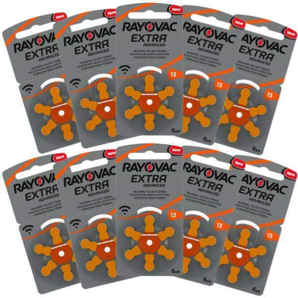 Rayovac Hearing Aid Batteries Size 13 Pack of 60-HearingDirect-brand_Rayovac,price_20€ - 29.99€,size_Size 13,type_Pack of 60